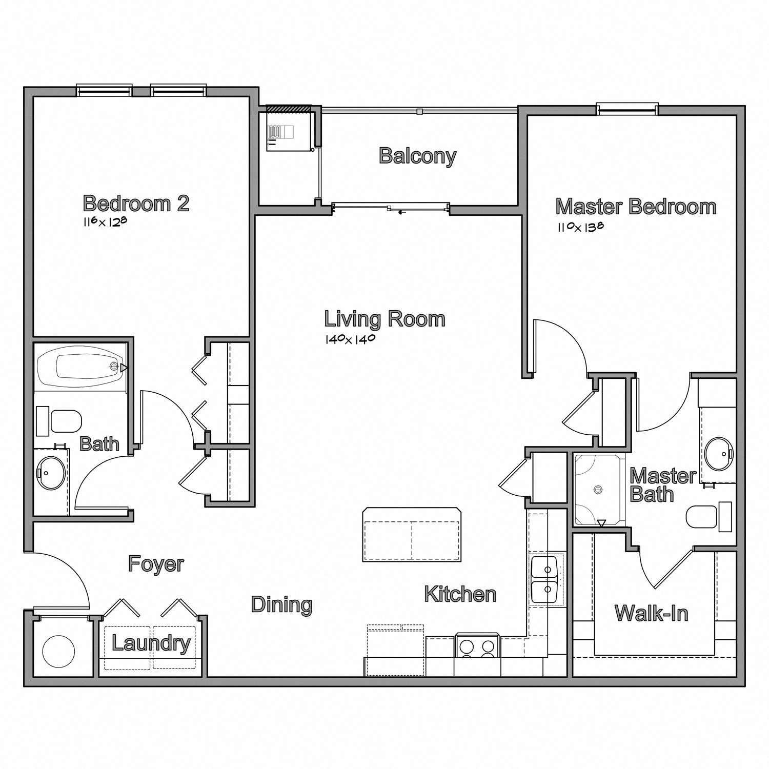 11025 M Street Studio-2 Beds Apartment, Loft for Rent - Photo Gallery 35